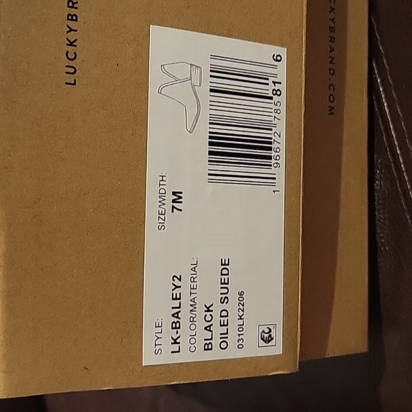 Lucky black baley2 boots - size 7 - Picture 7 of 8